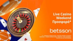 betsson live casino weekend